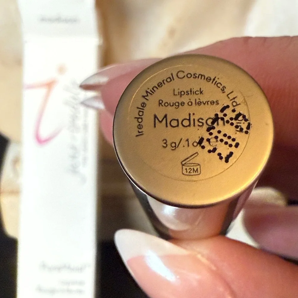 Jane Iredale PureMoist Lipstick Madison Pink Mineral Makeup‎ NIB